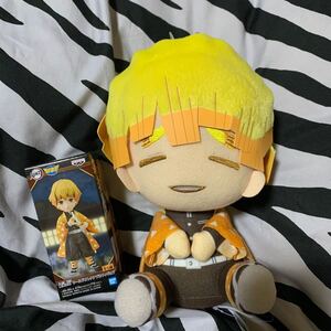 鬼滅の刃 でっかいぽふっとぬいぐるみ ワールドコレクタブルフィギュア 我妻善逸
