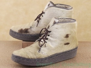K696* Vintage eskimo- boots tea Brown men's 29cm