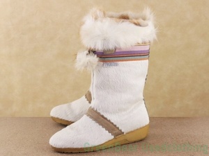 K674* Италия производства [TECNICA] Vintage eskimo- ботинки белый белый женский 25.5cm
