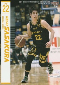 BBM×B.LEAGUE 2020-21 1st 笹倉怜寿 082 レギュラーカード