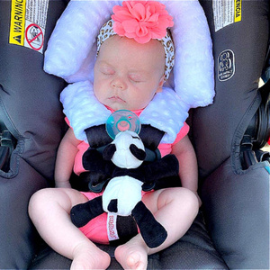  stroller. safety soft sleeping head support pillow coincidence make seat belt strap is car seat neck protection head rest 