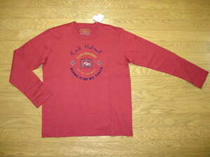  Karl hell m Circle Logo print cut and sewn red L size tag equipped 