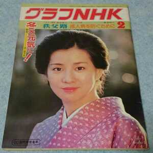 グラフNHK 1981年2月 【表紙】吉永小百合