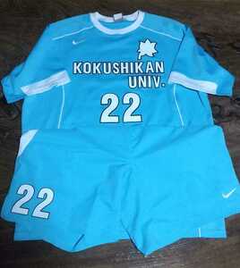 値下げ交渉 国士館大学サッカー部 ユニフォーム + ショーツ NIKE MADE IN JAPAN 検)2010年 日本製 天皇杯 KOKUSHIKAN UNIV. FOOTBALL CLUB