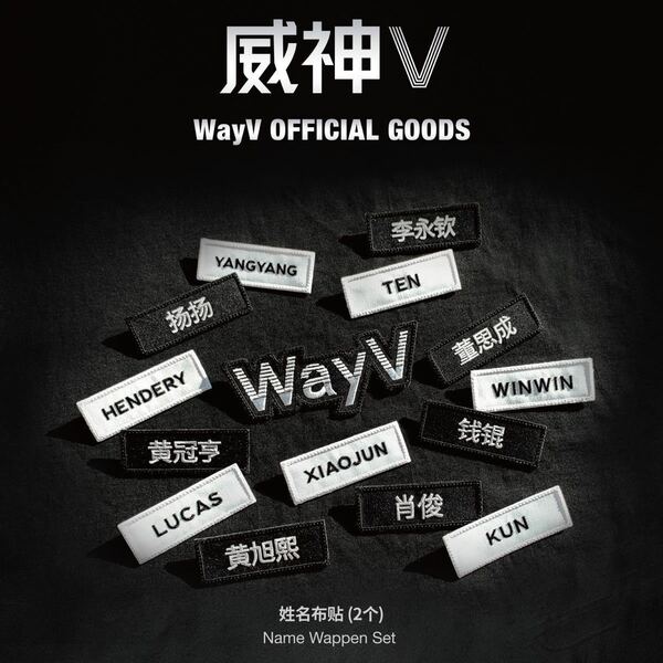 WayV NCT テン 公式グッズ ネームワッペン