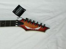 新品 DEAN ディーン Custom C380F Floyd Rose Grover Tuners Trans Amber Burst メイプルトップ レアカラー_画像4