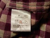 「送料無料(レターパック）」GAIJINMADE：ガイジンメイド：外人公司：日本製♪綿99％：柔らかガーゼ生地：チェックシャツ＊サイズ２_画像7