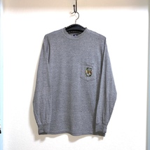 【送料無料】90s USA製 STUSSY ポケット ロンT vintage 古着 オールドスケート_画像2