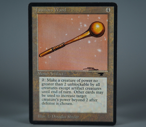 MTG 希少 レアカード タウノスのワンド Tawnos's Wand アンティキティー Antiquities AQ ATQ MAGIC The Gathering マジックザギャザリング