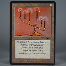 MTG 超希少 レアカード Candelabra of Tawnos アンティキティー Antiquities AQ ATQ MAGIC The Gathering マジックザギャザリング 即決_画像1