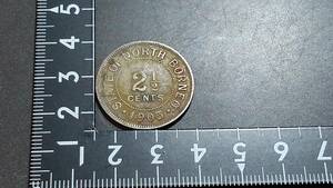 英領　ボルネオ諸島　2，5セント硬貨　コイン　１９０３年　