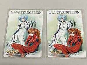 【美品】【レア】【限定】エヴァンゲリヲン 新世紀エヴァンゲリオン 図書カード EVANGELION レイ　アスカ　特典付き