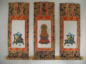  family Buddhist altar for .. axis heaven pcs . for 3 pieces set size 30 fee each .. correspondence 