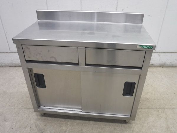 超目玉】 ステンレス タニコー 中古厨房 扉付調理台 /21L3015Z 業務用作業台 800×800×800 - 作業台 超目玉】 ステンレス タニコー 中古厨房 扉付調理台 /21L3015Z 業務用作業台 800×800×800 - 作業台