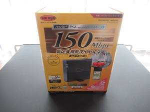 ◇レトロ!? 送料無料! 旧型 無線LANブロードバンドルーター COREGA CG-WLRGNXB-P(ハイスペックモデル 150Mbs、多機能ワイヤレス)