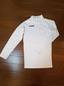 ハイネック長袖アンダーシャツ hummel 白 サイズ140