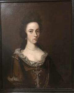 油絵　油彩画 絵画　キャンバス　17th/17世紀　肖像画　イギリス　Circle of Mary Beale 女性　レディー