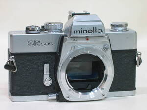 #即決！　minolta　SR-505　シルバー　ジャンク　#5323348