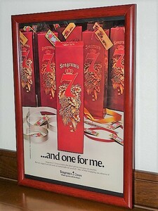 1980年 USA 洋書雑誌広告 額装品 Seagram's 7 Crown Whisky シーグラム 7 クラウン ウイスキー ( A4サイズ )
