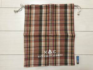 激レア 非売品 Nigel Cabourn ナイジェルケーボン UTILITY BAG 未使用品 グッズ バッグ 小物入れ チェック柄