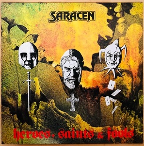 LP■HR/HM/SARACEN/HEROES, SAINTS & FOOLS/NUCLEUS L28P-1069/国内82年ORIG 美品/サラセン/シンフォニック・ヒーローズ/NWOBHM名盤/METAL