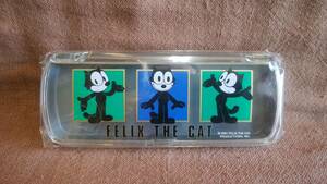  не использовался нераспечатанный сделано в Японии retro 1991 подлинная вещь FELIX THE CAT Felix пенал пластик кисть коробка внешние размеры примерно 16.5cm× примерно 6.5cm× примерно 2.5cm