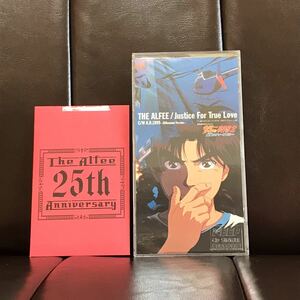 THE ALFEE Justice For True Love CD 8センチ 25th Anniversary カード付き