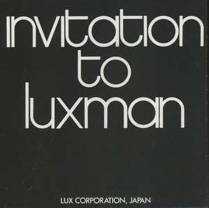 LUXMAN 75 year about?. product catalog Luxman tube 5421