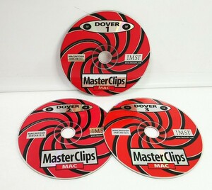 【同梱OK】 素材集 / Master Clips / Dover / TIF / for Mac / ディスク3枚