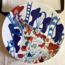 ディズニー　ふしぎの国のアリス　メアリーブレア　コンセプトアート　プレート　絵皿　mary blair 飾り皿　コレクション　ティーポット柄_画像1