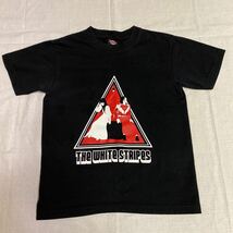 the white stripes Tシャツ ホワイトストライプス　ジャックホワイト　メグホワイト　古着　s 黒　ブラック_画像1