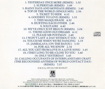 カーペンターズ CARPENTERS / イエスタデイ・ワンス・モア Carpenters Their Greatest Hits / 1994.02.25 / ベスト盤 / POCM-1520_画像2