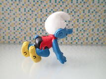 ●Schleich SMURFS シュライヒ スマーフ フィギュア 短距離走者　陸上競技 スパイク●_画像4