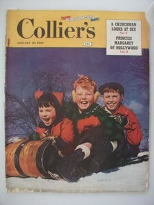 大判米国雑誌　コリアーズ　magazine Collier's 1949 January 29