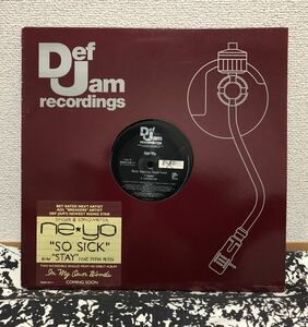 Ne-Yo So Sick Stay レコード 激レア 美品 アナログ R&B HIPHOP 廃盤 12inch IN MY OWN WORDS DEF JAM DEBARGE When You're Mad ニーヨ
