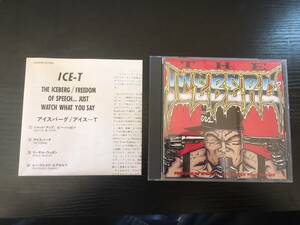 ICE-T THE ICEBERG 国内盤CD 歌詞対訳解説付き アイスT ice t nwa hiphop g-rap
