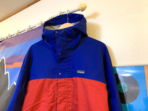 patagonia パタゴニア 90s ニューマティックプルオーバー 1998年 後期型 モデル バイカラー 赤 青 2トーン ビンテージ レア 希少 サイズ XS_画像1