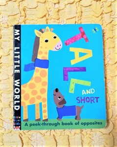 Tall and Short (My Little World)* board book * illustration attaching * beginning picture book * half-price *50%OFF*A Peek-Through Book of Opposites*