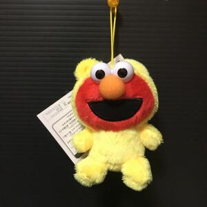  Sesame Street Elmo colorful bear ... mascot yellow yellow color strap key holder soft toy goods 