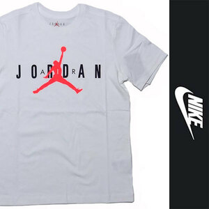 新品 NIKE JORDAN S/S T-SHIRT ナイキ ジョーダン 半袖 Tシャツ ホワイト コットン ジャンプマン スウッシュ スポーツ 正規品 059