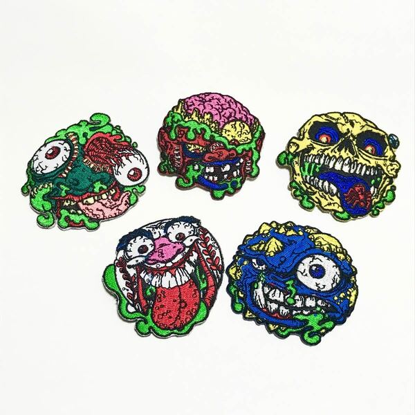 Madballs アイロン ワッペン 5枚セット 今だけ値下げ！ 刺繍ワッペン アップリケ モンスター ドロドロ