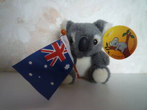  Австралия AUSTRALIA Австралия национальный флаг коала мягкая игрушка общая длина примерно 10cmo- -тактный lali покупка товар не использовался товар 