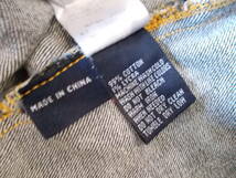 b58◆NAUTICA JEANS COMPANY ストレッチアンクルデニム◆ノーティカ サイズ28 インディゴブルー コットン99％ レディース ジーンズ 3B_画像7