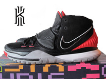 NIKE ナイキ カイリー 6 EP 正規品 ブラック/BLACK-UNIVERSITY RED KYRIE 6 EP BQ4631 002 バスケットシューズ バッシュ スニーカー 29cm_画像2