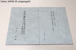 成簣堂本・顕昭・拾遺抄注・声点注記資料・顕昭・拾遺抄注・浄弁本拾遺和歌集/言語國・竹柏園旧蔵本影印ならびに声譜索引/秋永一枝編