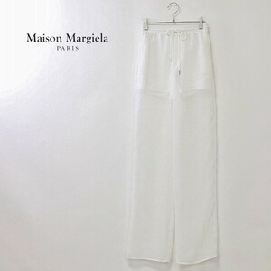 *Maison Margiela/ mezzo n Margiela прозрачный сетка грузовик легкий брюки белый 36