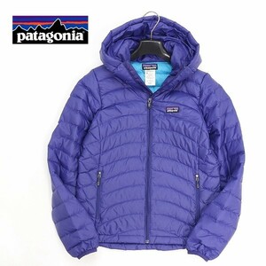 【T262】◆patagonia/パタゴニア 84710FA13 フード ダウン ジャケット ブルー系 WOMEN'S XS