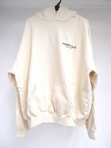 FOG ESSENTIALS エフオージーエッセンシャルズ スタープリントプルオーバーパーカー SIZE:XL 中古 メンズ ∴WF1694