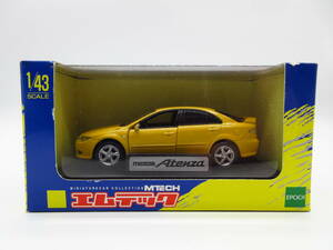 1/43 MTECH Mazda first generation Atenza minicar yellow 