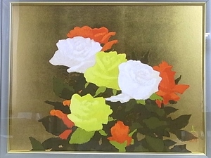 Art hand Auction e5242 Garantierte Authentizität japanisches Gemälde Fumio Takekado Dreams 109 Rahmen, Malerei, Japanische Malerei, Blumen und Vögel, Vögel und Tiere